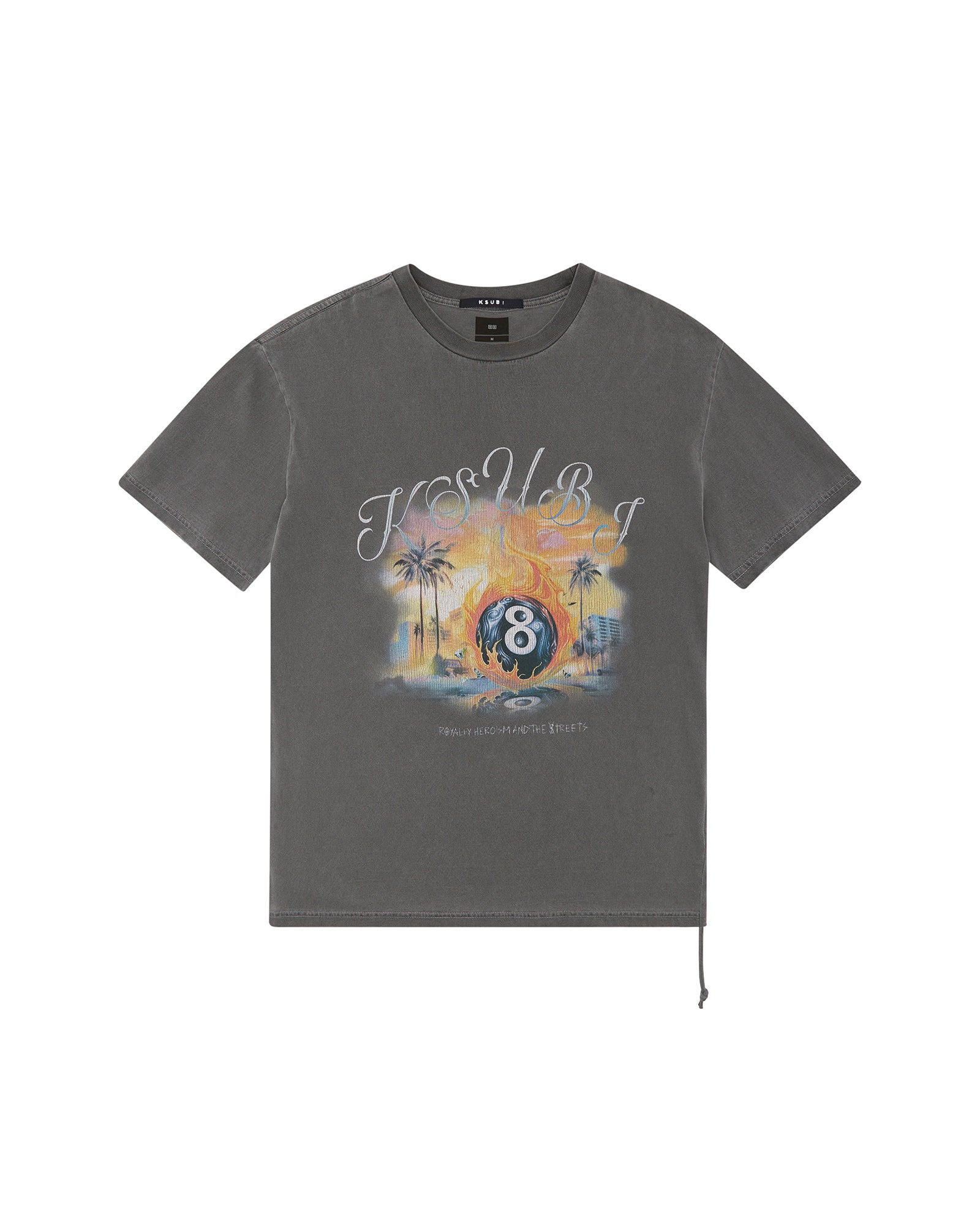 WORLD ORDER BIGGIE SS TEE CHARCOAL - Image 5