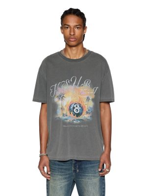 WORLD ORDER BIGGIE SS TEE CHARCOAL