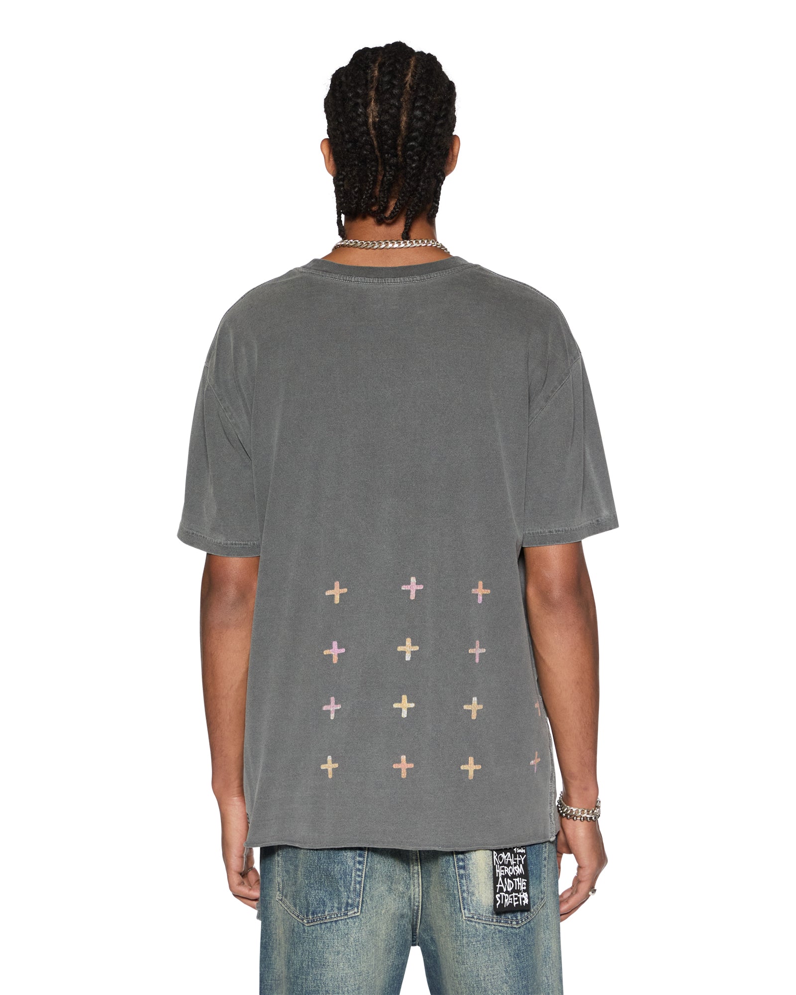 WORLD ORDER BIGGIE SS TEE CHARCOAL - Image 3