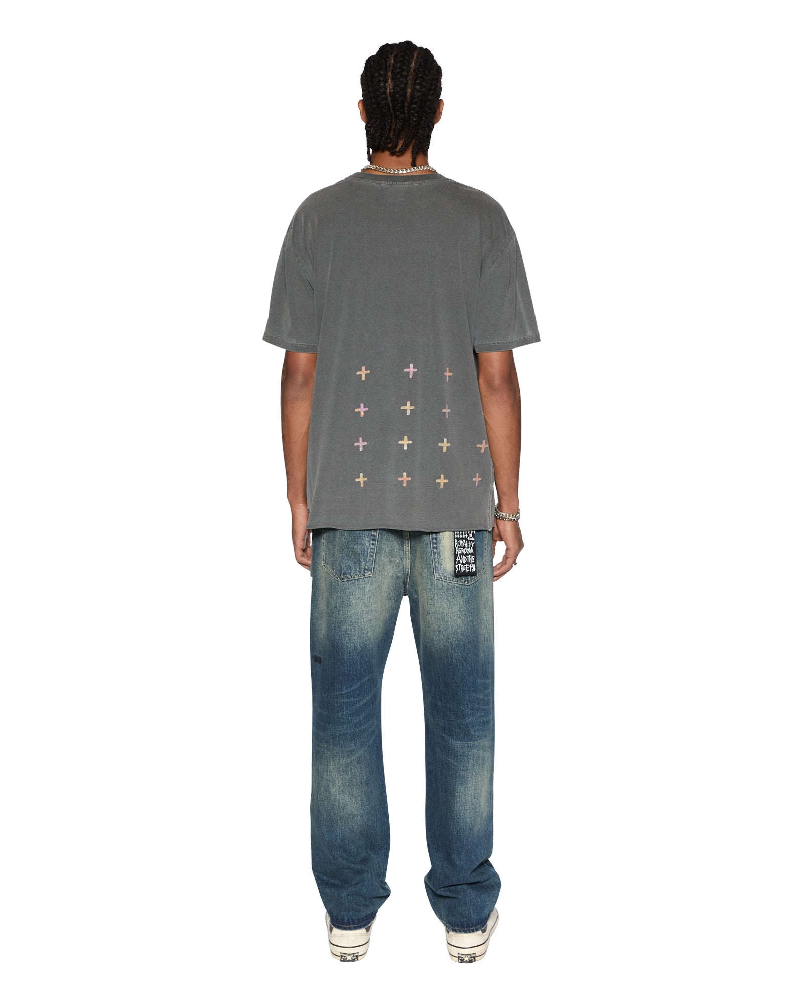 WORLD ORDER BIGGIE SS TEE CHARCOAL - Image 4