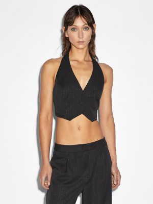 REBEL WAISTCOAT PINSTRIPE