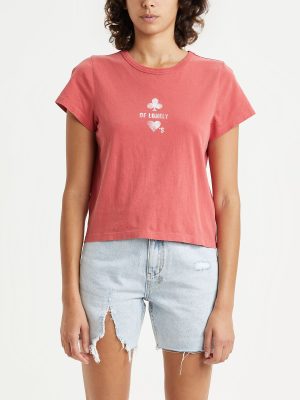LONELY HEART MINI SS TEE RED